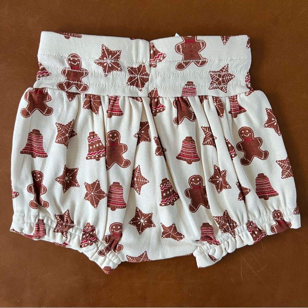 KATE QUINN Gingerbread Cookies Organic Cotton Coordinated Set, 12-18mo - Picture 10 of 11
